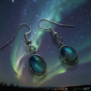 Northern Lights Oval Earrings